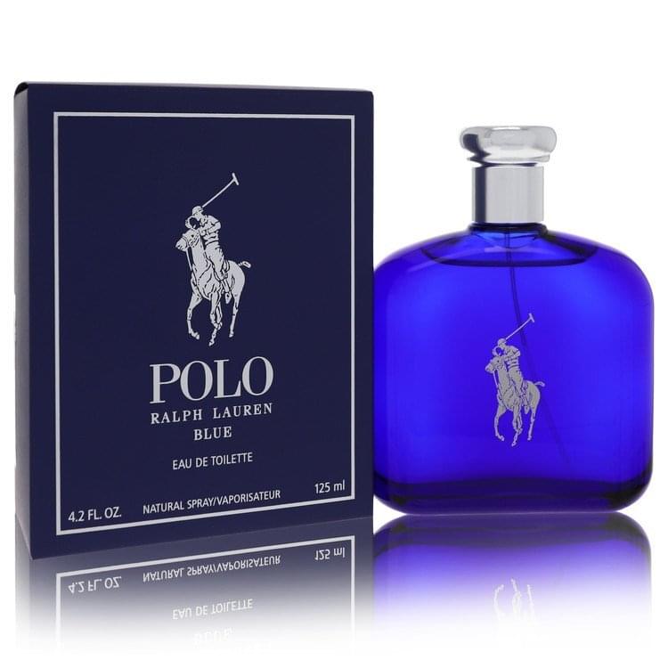 Polo Blue by Ralph Lauren Eau De Toilette Spray 4.2 oz (Men).