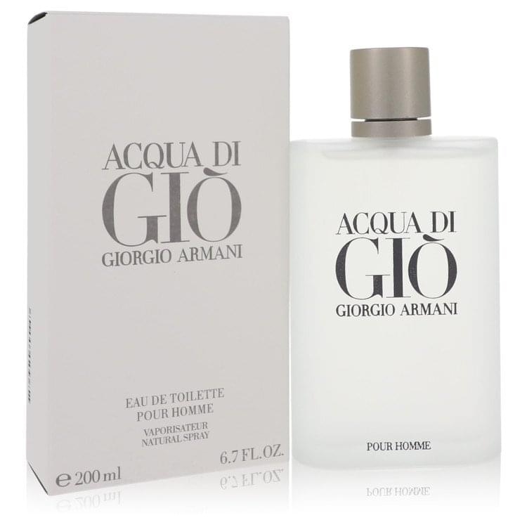 Acqua Di Gio by Giorgio Armani Eau De Toilette Spray 6.7 oz (Men).