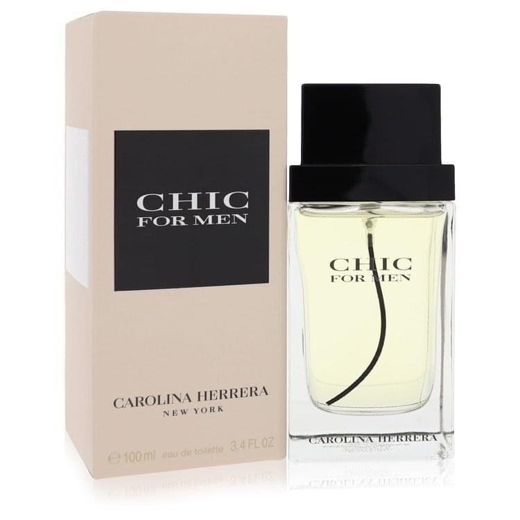 Chic by Carolina Herrera Eau De Toilette Spray 3.4 oz (Men).