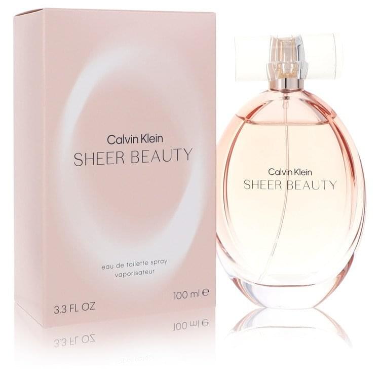 Sheer Beauty by Calvin Klein Eau De Toilette Spray 3.4 oz (Women).