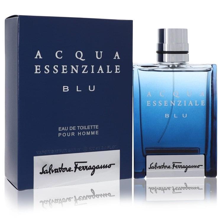 Acqua Essenziale Blu by Salvatore Ferragamo Eau De Toilette Spray 3.4 oz (Men).