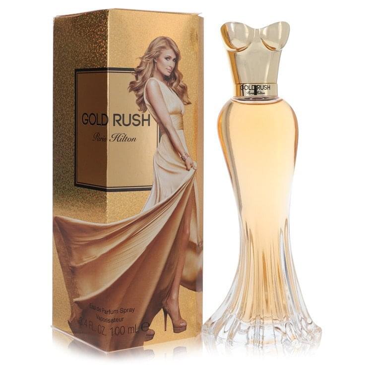 Gold Rush by Paris Hilton Eau De Parfum Spray 3.4 oz (Women).