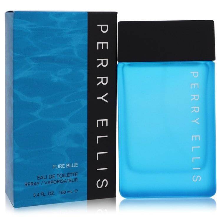 Perry Ellis Pure Blue by Perry Ellis Eau De Toilette Spray 3.4 oz (Men).