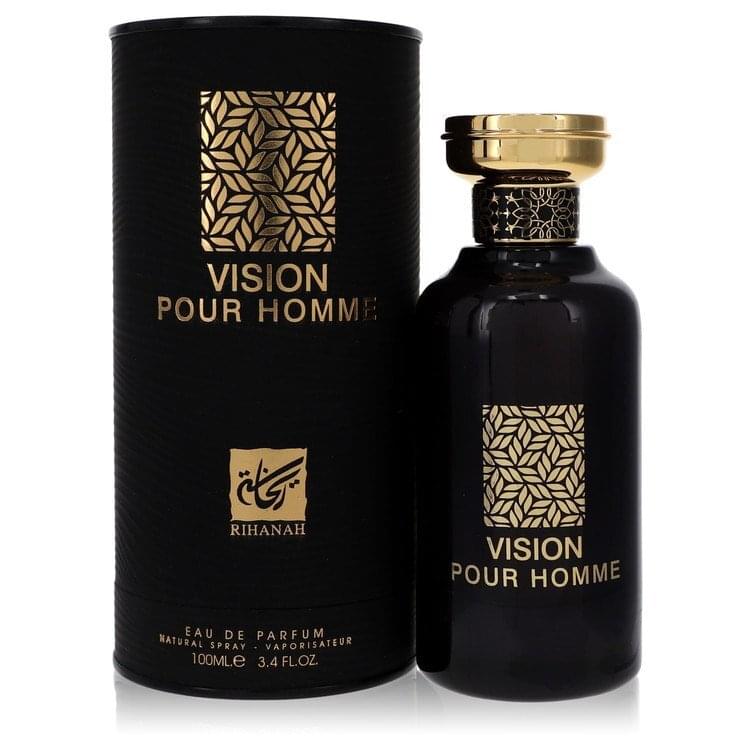 Rihanah Vision Pour Homme by Rihanah Eau De Parfum Spray 3.4 oz (Men).