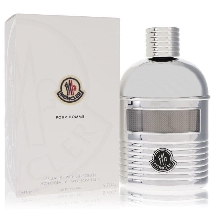 Moncler by Moncler Eau De Parfum Spray (Refillable + LED Screen) 5 oz (Men).