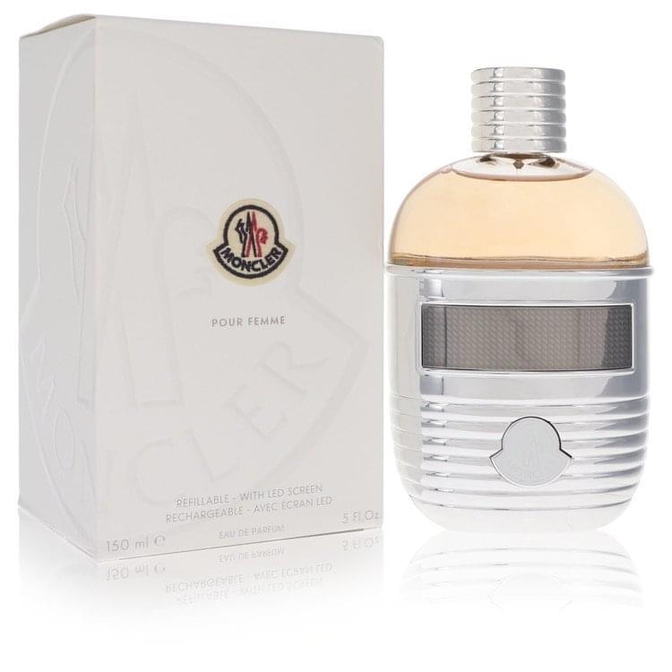 Moncler by Moncler Eau De Parfum Spray (Refillable + LED Screen) 5 oz (Women).