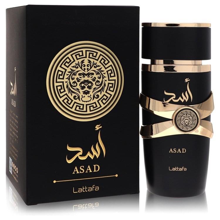 Lattafa Asad by Lattafa Eau De Parfum Spray (Unisex) 3.4 oz (Women).