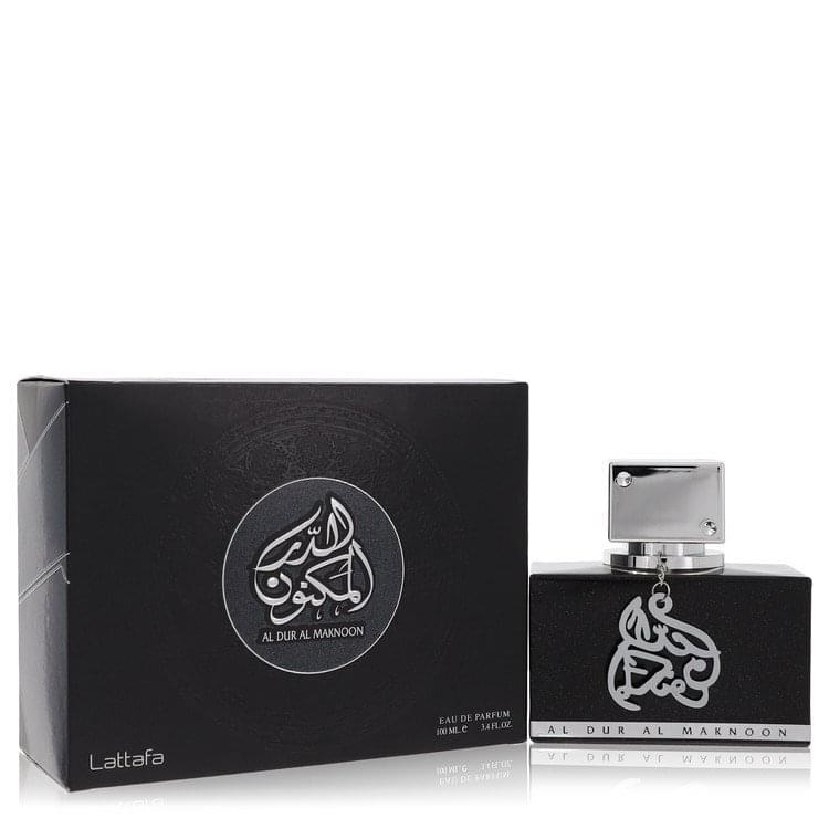 Lattafa Al Dur Al Maknoon Silver by Lattafa Eau De Parfum Spray (Unisex) 3.4 oz (Men).