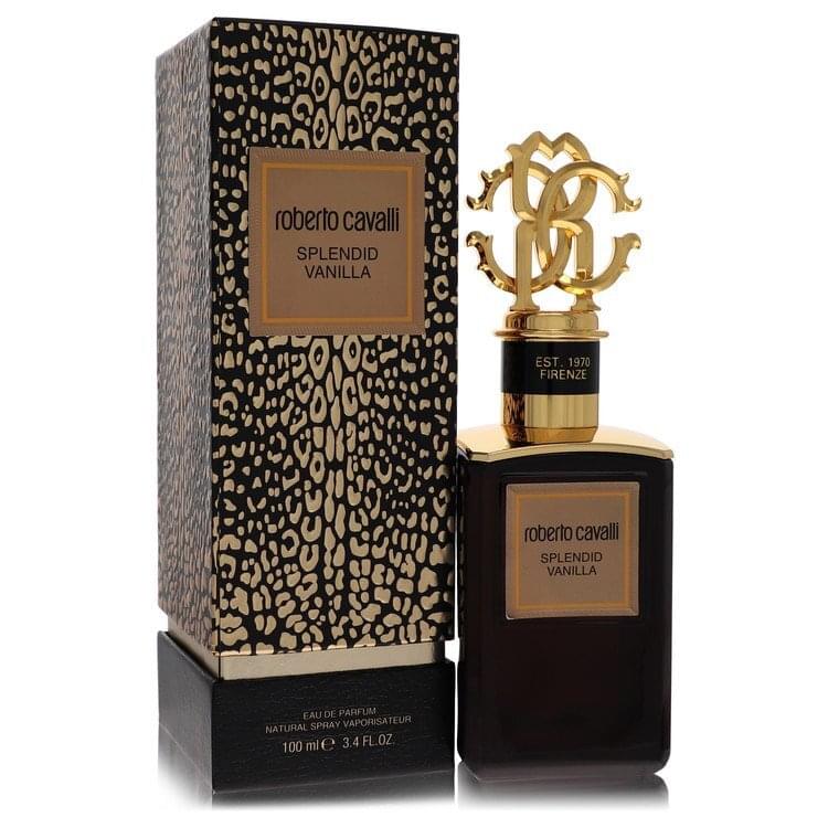 Roberto Cavalli Splendid Vanilla by Roberto Cavalli Eau De Parfum Spray (Unisex) 3.4 oz (Women).