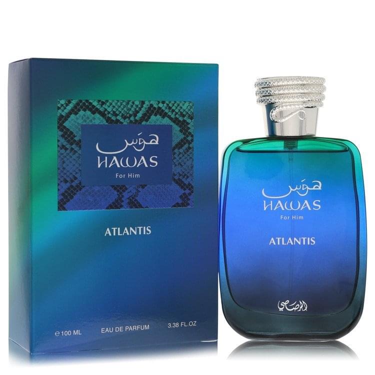 Hawas Atlantis by Rasasi Eau De Parfum Spray 3.38 oz (Men).